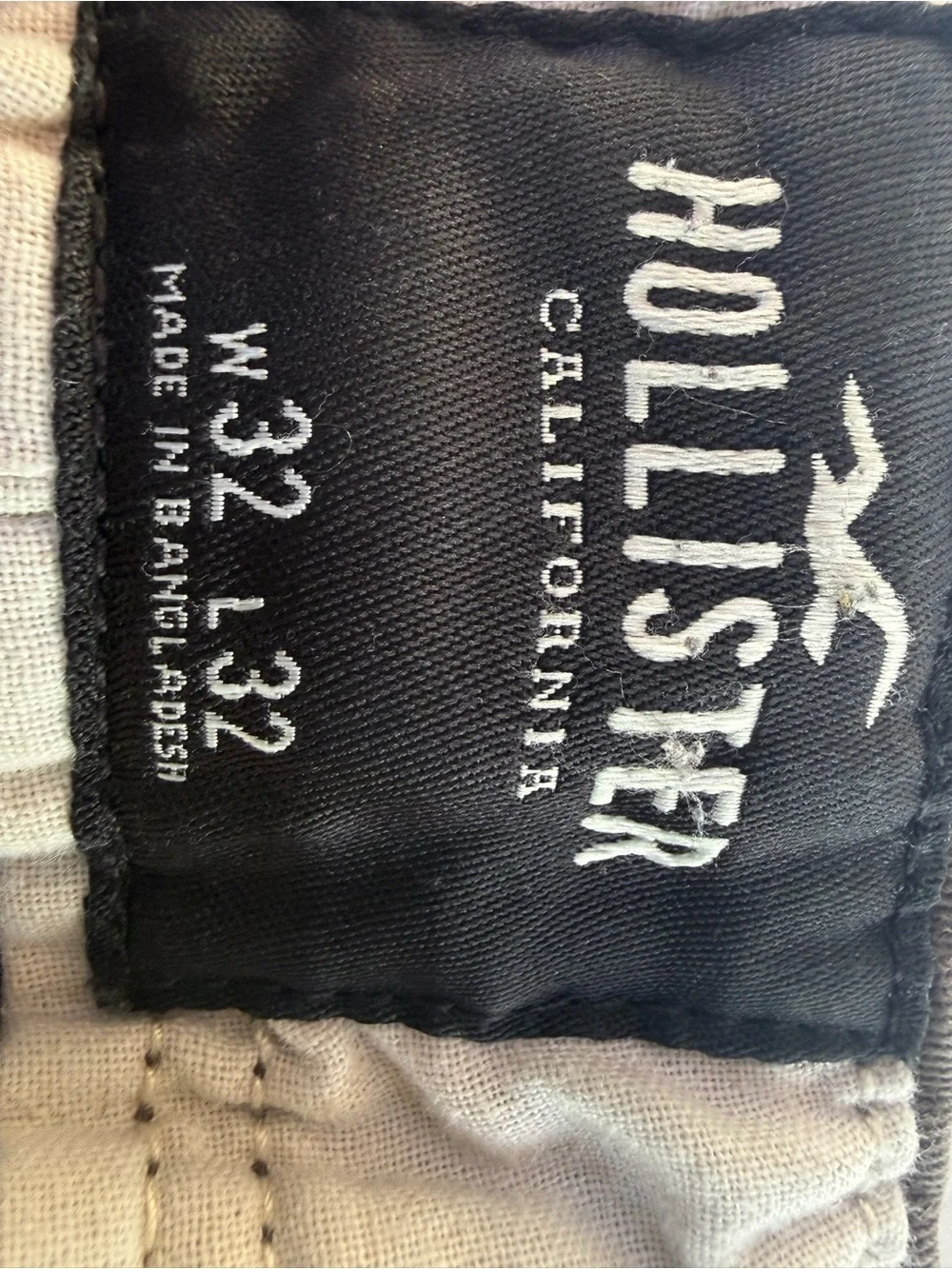 Men's Hollister Cargo Pants in Dark Brown - 32x32 - Picture 3 of 4